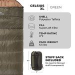 TETON Sports Celsius XL Sleeping Bag for Camping