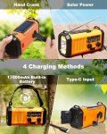 Emergency Weather Radio with Flashlight and Phone Charger