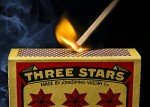 Swedish Three Stars Safety Matches - 10 Pack