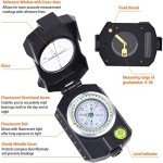 Sportneer Waterproof Survival Compass with Carry Bag