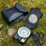 Sportneer Waterproof Survival Compass with Carry Bag