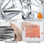 Emergency Mylar Thermal Blankets - 4-Pack Survival Gear