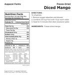 Augason Farms Freeze-Dried Diced Mango Can 9.52 oz