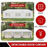 10x30 Outdoor Canopy Tent with Removable Walls