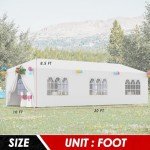 10x30 Outdoor Canopy Tent with Removable Walls