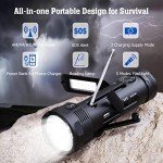 Rechargeable NOAA Emergency Flashlight and Weather Radio