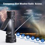 Rechargeable NOAA Emergency Flashlight and Weather Radio