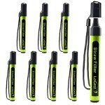 8 Pack Water Filter Straw - Portable Survival Filtration