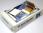 D.D. Bean & Sons 600 White Matchbooks Pack
