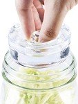 4 Glass Weights with Easy Grip for Mason Jars