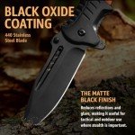 Tactical Spring Assisted Knife with Wood Handle