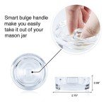 4 Glass Weights with Easy Grip for Mason Jars