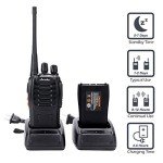 Ansoko 10-Pack Rechargeable Long Range Walkie Talkies