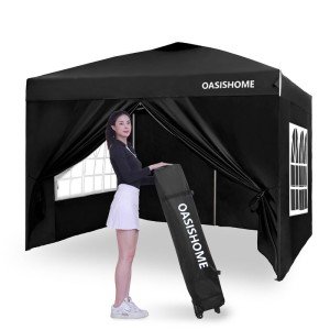 Portable 10'x10' Pop-up Gazebo with Sidewalls