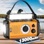 5-Way Powered Emergency Crank Weather Radio