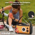 5-Way Powered Emergency Crank Weather Radio