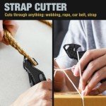 Compact Serrated Pocket Knife with Glass Breaker