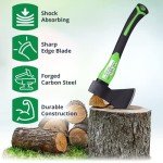 WilFiks 15" Camping Hatchet for Wood Splitting