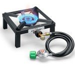 COOKAMP Portable Camp Propane Burner with Regulator