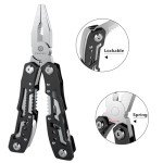 14-In-1 Stainless Steel Multitool for Outdoor Survival