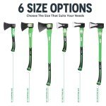 WilFiks 15" Camping Hatchet for Wood Splitting