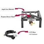 COOKAMP Portable Camp Propane Burner with Regulator