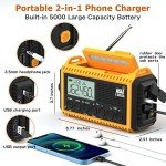 NOAA Emergency Weather Radio with Solar and Hand Crank