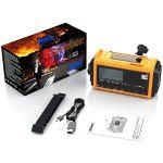 NOAA Emergency Weather Radio with Solar and Hand Crank