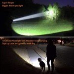 High Lumens Rechargeable LED Spotlight Flashlight