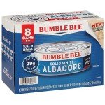 Bumble Bee Albacore Tuna in Water, 8 Pack