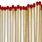 Long Wooden Fireplace Matches for Candles & Camping