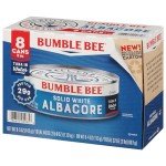 Bumble Bee Albacore Tuna in Water, 8 Pack