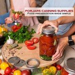 100-Pack Regular Mouth Canning Lids for Food Storage
