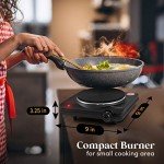 Elite Gourmet Electric Hot Plate - Cast Iron Burner