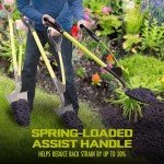 Sun Joe Shovelution 9-Inch Garden Digging Shovel