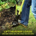 Sun Joe Shovelution 9-Inch Garden Digging Shovel