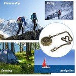 Antiqued Finish Pocket Compass for Outdoor Adventures