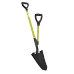 Sun Joe Shovelution 9-Inch Garden Digging Shovel