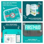Comprehensive 326-Piece First Aid Kit, Teal