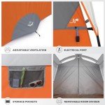 10-Person Family Tent with Gear Loft Organizer