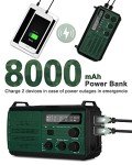 Hand Crank Emergency Radio with Flashlight & Charger