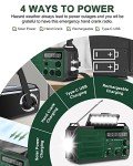 Hand Crank Emergency Radio with Flashlight & Charger