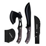 WORKPRO Axe and Knife Survival Set with Sheath