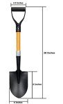 Kids 27-Inch Short Handle Digging Shovel