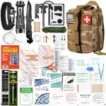 174-Piece Survival Gear & First Aid Kit