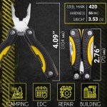 12-in-1 Mini Multitool Knife for EDC & Camping
