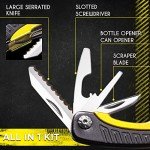 12-in-1 Mini Multitool Knife for EDC & Camping