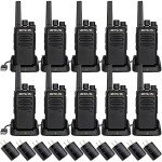 Retevis RT68 Long Range Rechargeable Walkie Talkies 10-Pack