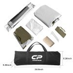 Spacious 8-Person Weatherproof Camping Tent - Olive