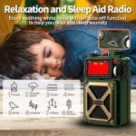 FosPower NOAA Weather Radio with Power Bank & SOS